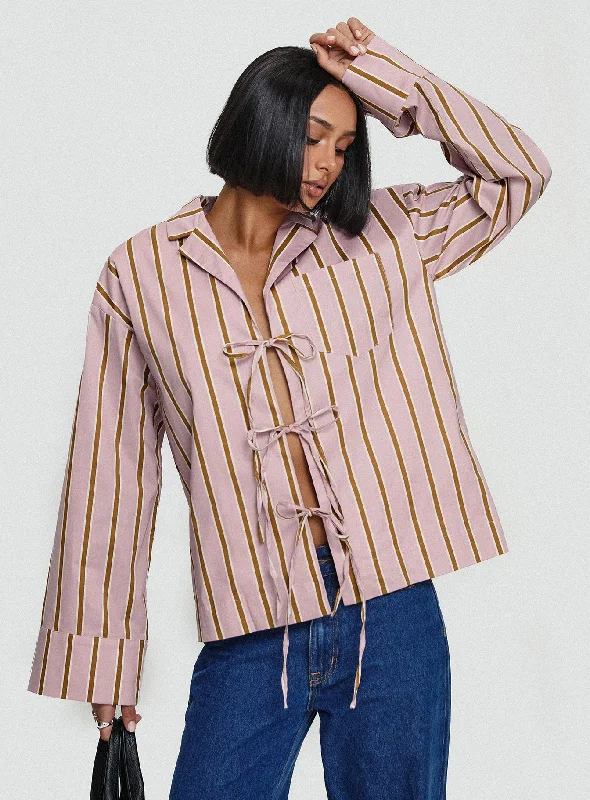 Spiri Shirt Pink Stripe