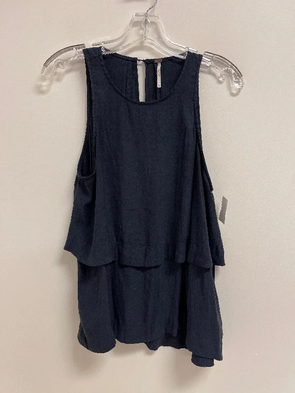 Top Sleeveless By Free People In Navy, Size: Xs