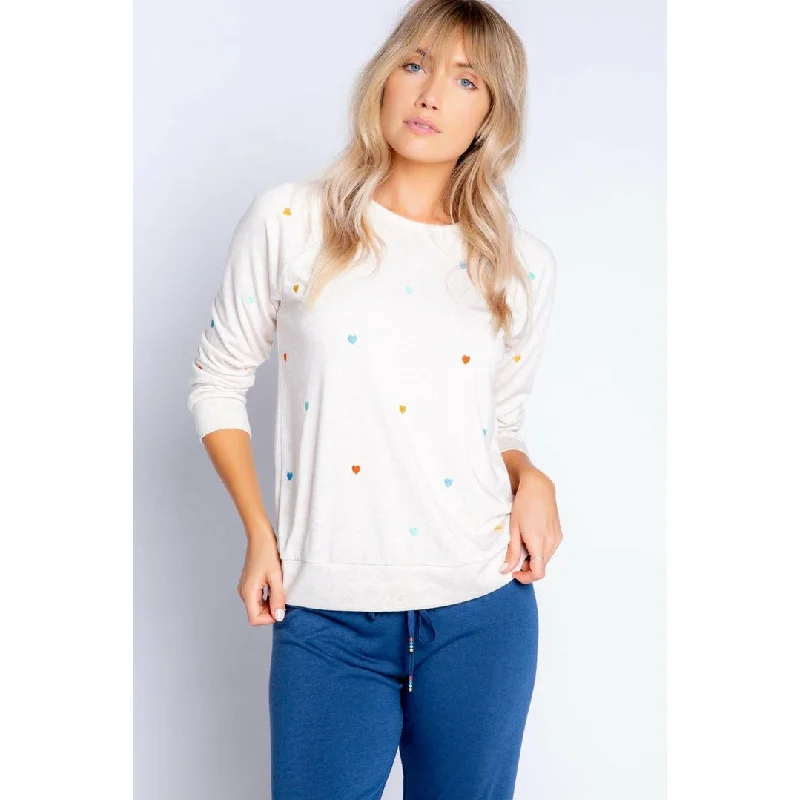 Retro Hearts Lounge Top