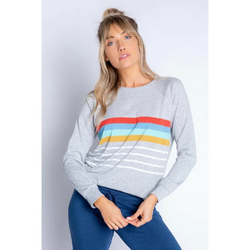 Retro Lounge Long Sleeve Top