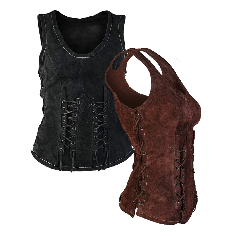 Sarina leather bodice