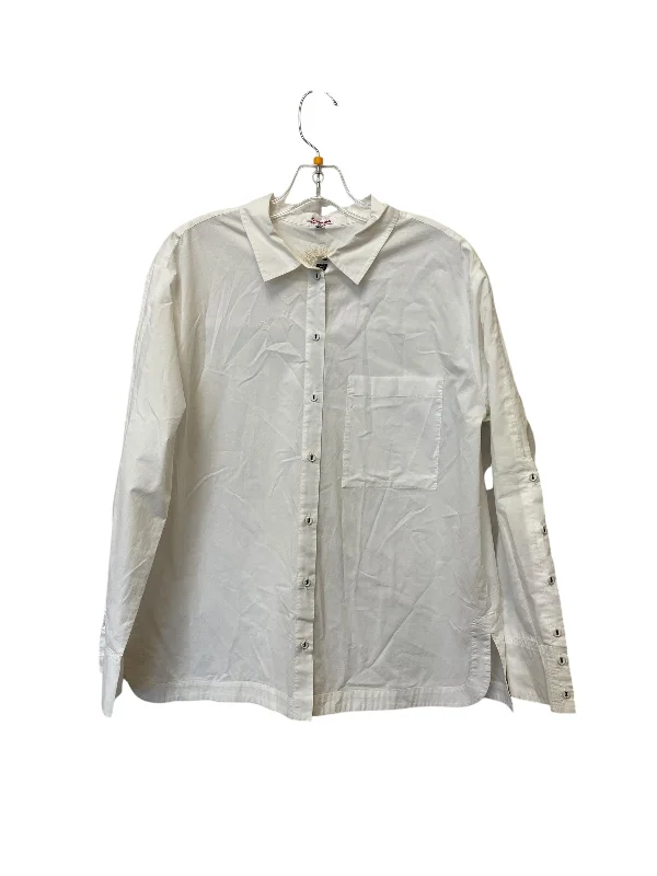 Top Long Sleeve By Johnny Was In White, Size: Xs