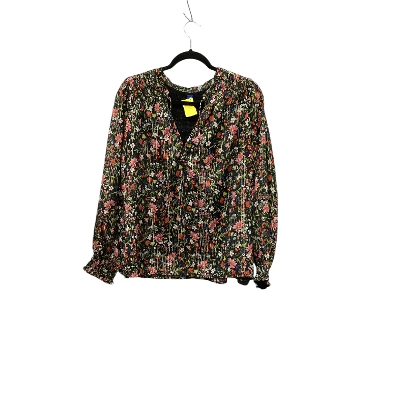 Top Long Sleeve By Old Navy In Multi-colored, Size: L