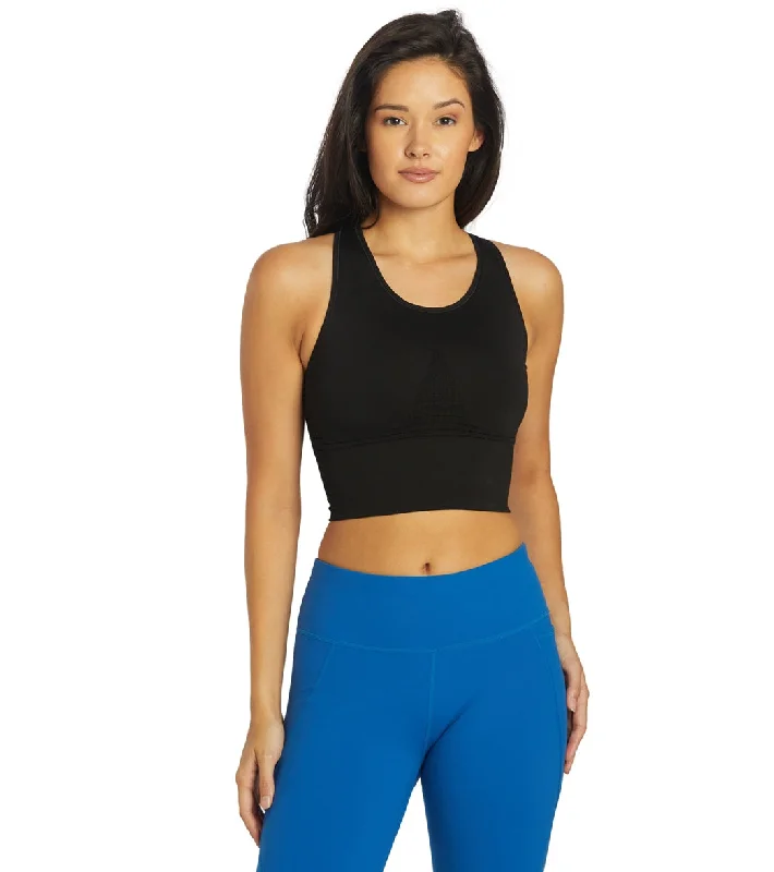 Sweaty Betty Stamina Longline Workout Bra Black