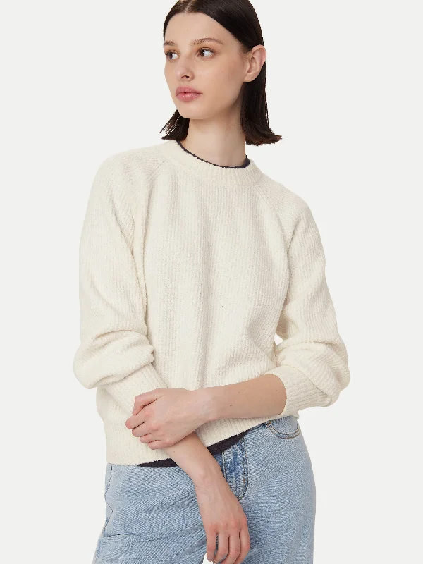 The Seawool® Crewneck Sweater in White Cream