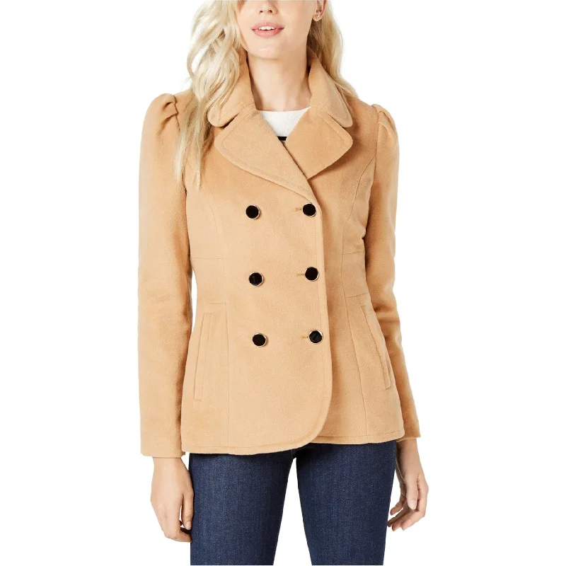 Maison Jules Womens Double Breasted Pea Coat