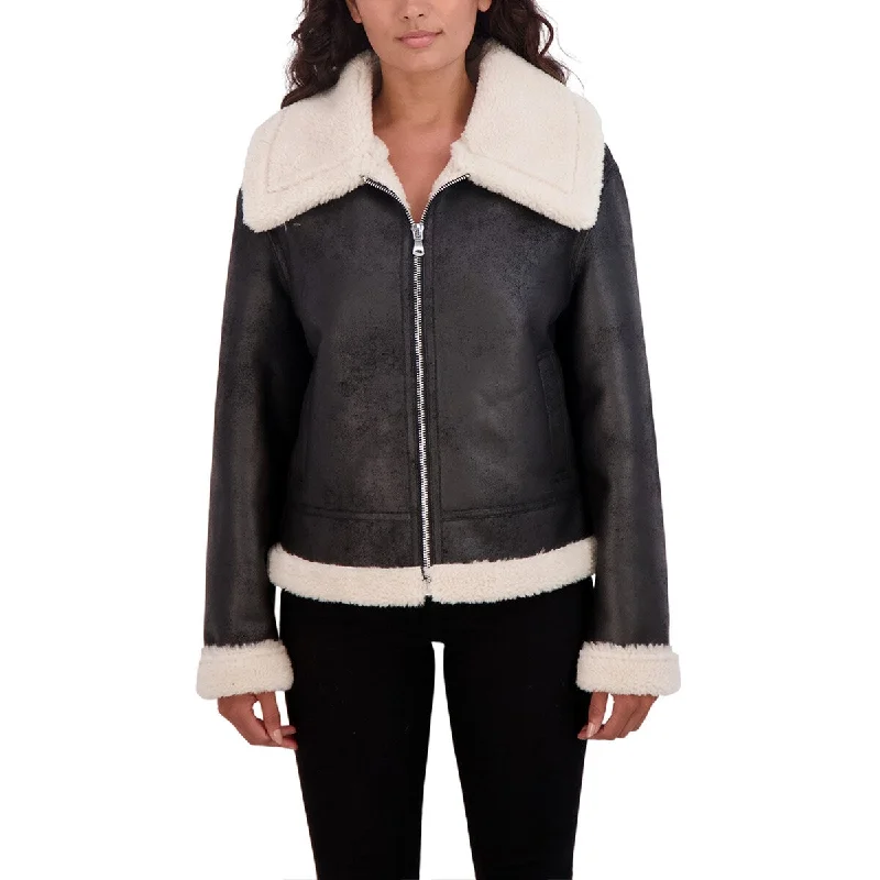 Sebby Collection Women's Faux Shearling Jacket