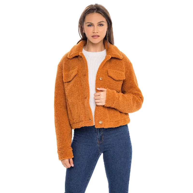 Sebby Teddy Faux Fur Jacket