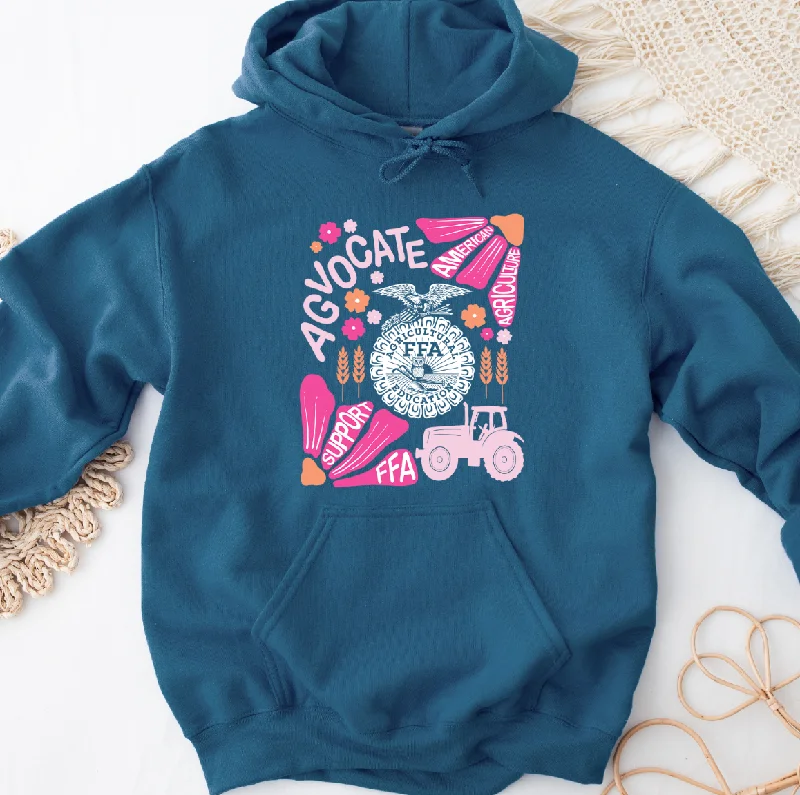 Support FFA Floral Hoodie (S-3XL) Unisex - Multiple Colors!