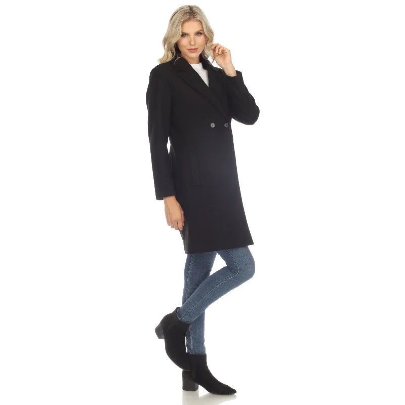 White Mark Women's Classic Walker Coat