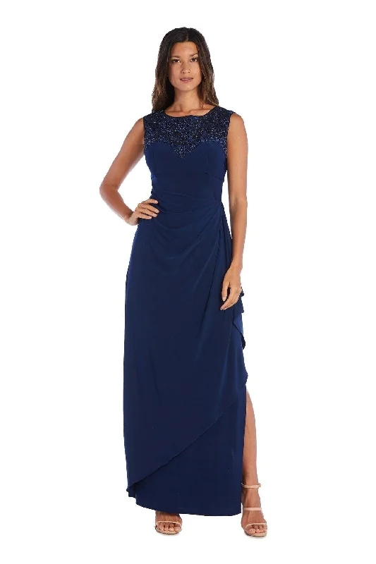 R&M Richards 5939 Sleeveless Sequined Evening Gown Sale