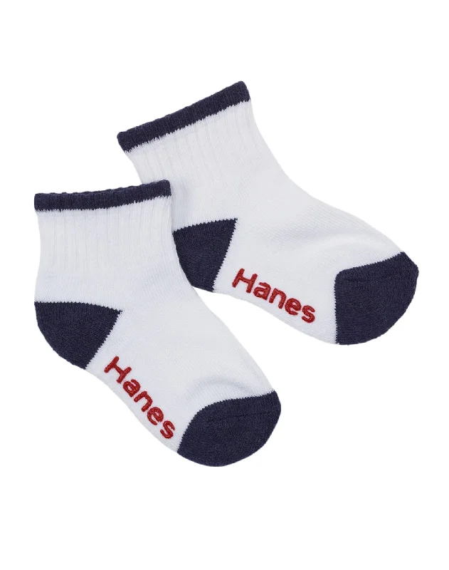 Hanes Toddler Boys Non-Skid Ankle Socks