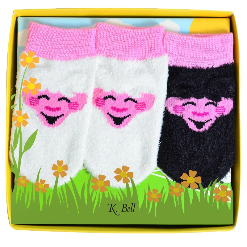 K. Bell Baby`s Little Lamb 3 Pair Pack Socks